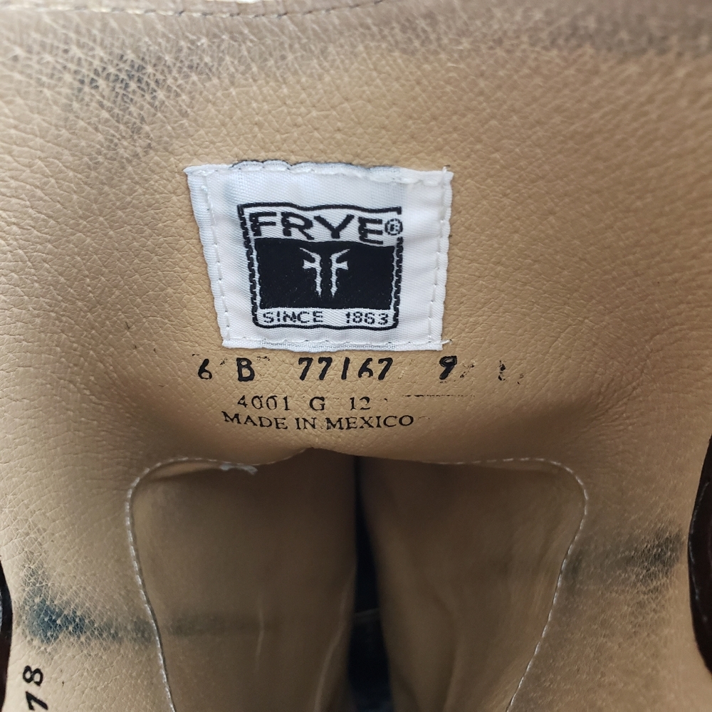 Frye Melissa Button Pull Boot Dark Brown Leather 6 - image 8